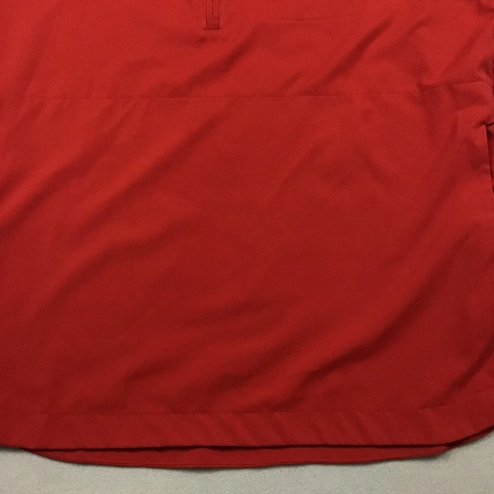 Nebraska Cornhuskers Shirt Men Small Red 1/4 Zip Adidas Aeroready NCAA S *